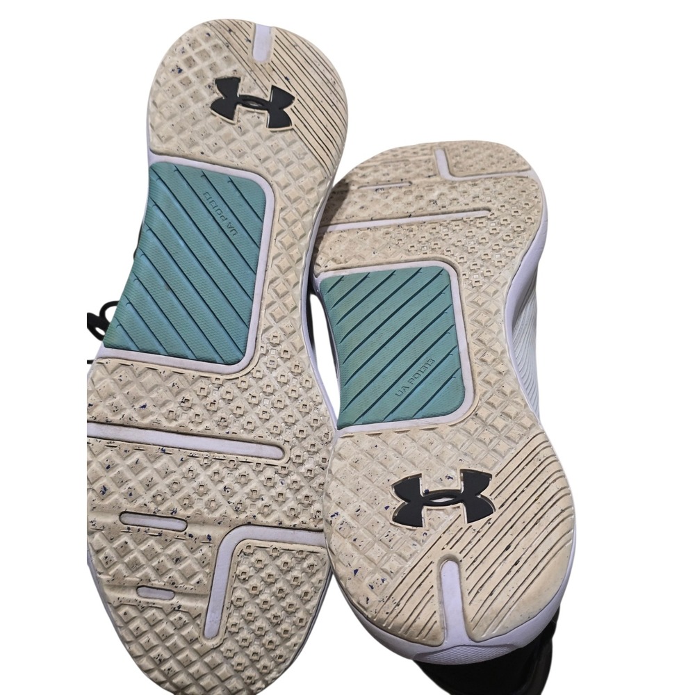 Under Armour Project Rock Sneakers Women 8.5 White Athletic Gymcore Training - Picture 6 of 6